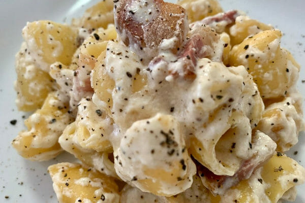 Pasta with Bacon and Ricotta