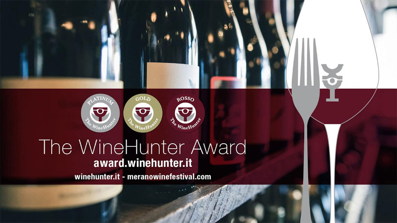 Introduction of The WineHunter Award (Merano wine festival) and medals