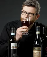 Oleg, wine buyer at Independent Wine, is tasting Barolo wine